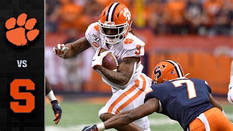 Sep 25, 2023 · Syracuse vs. Clemson Betting Trends. Syracuse is 3-0-1 ATS. The UNDER is 3-1 in Syracuse games. Clemson is 1-3 ATS. The OVER is 2-2 in Clemson games. 